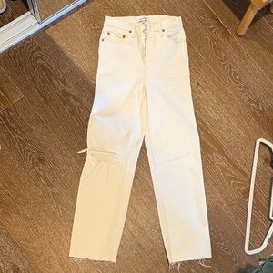 Women's White Jeans